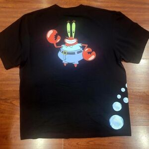 Black T-Shirt with SpongeBob Graphic
